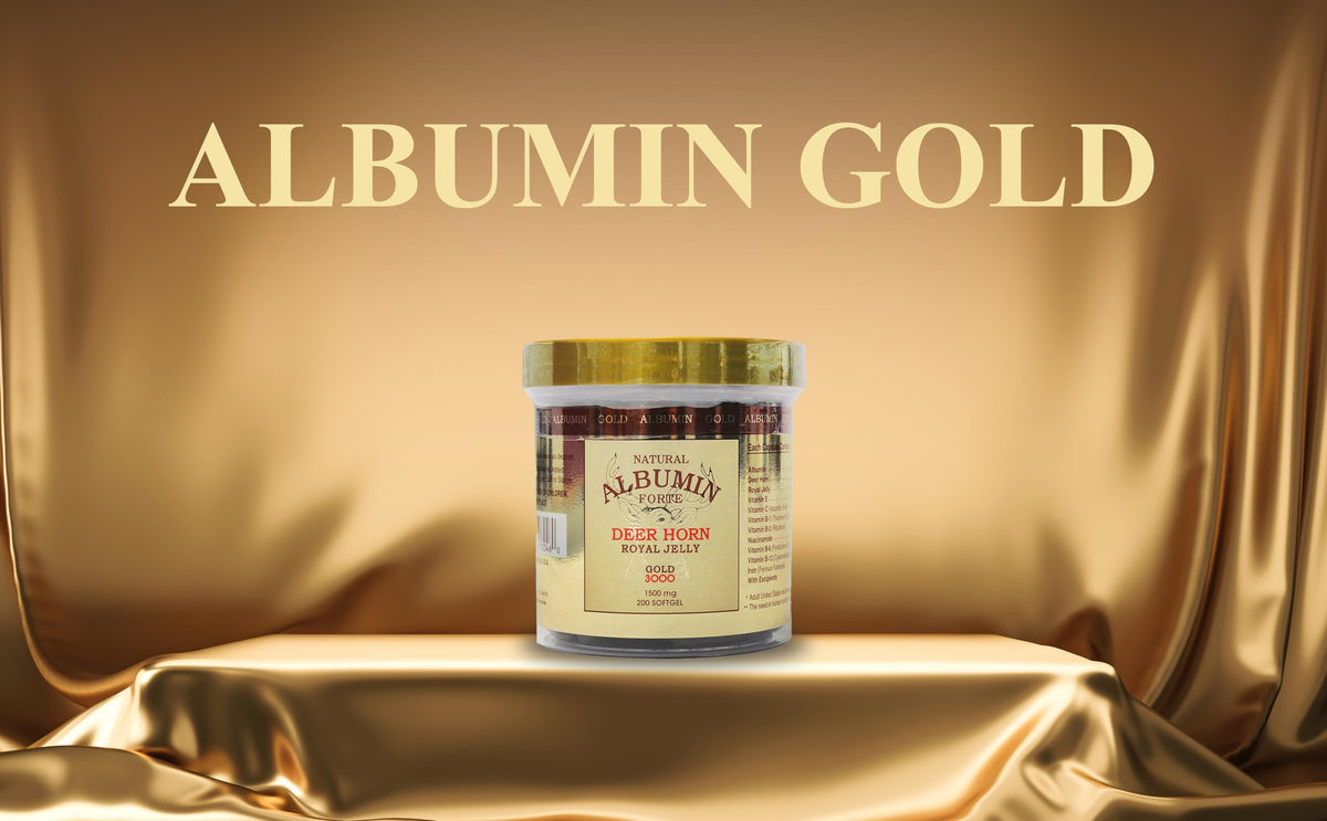 CGMLABS Albumine Forte 1500mg avec dimensions du flacon
