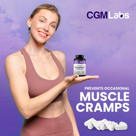 CGMLABS Glycinate de Magnésium sur un fond neutre