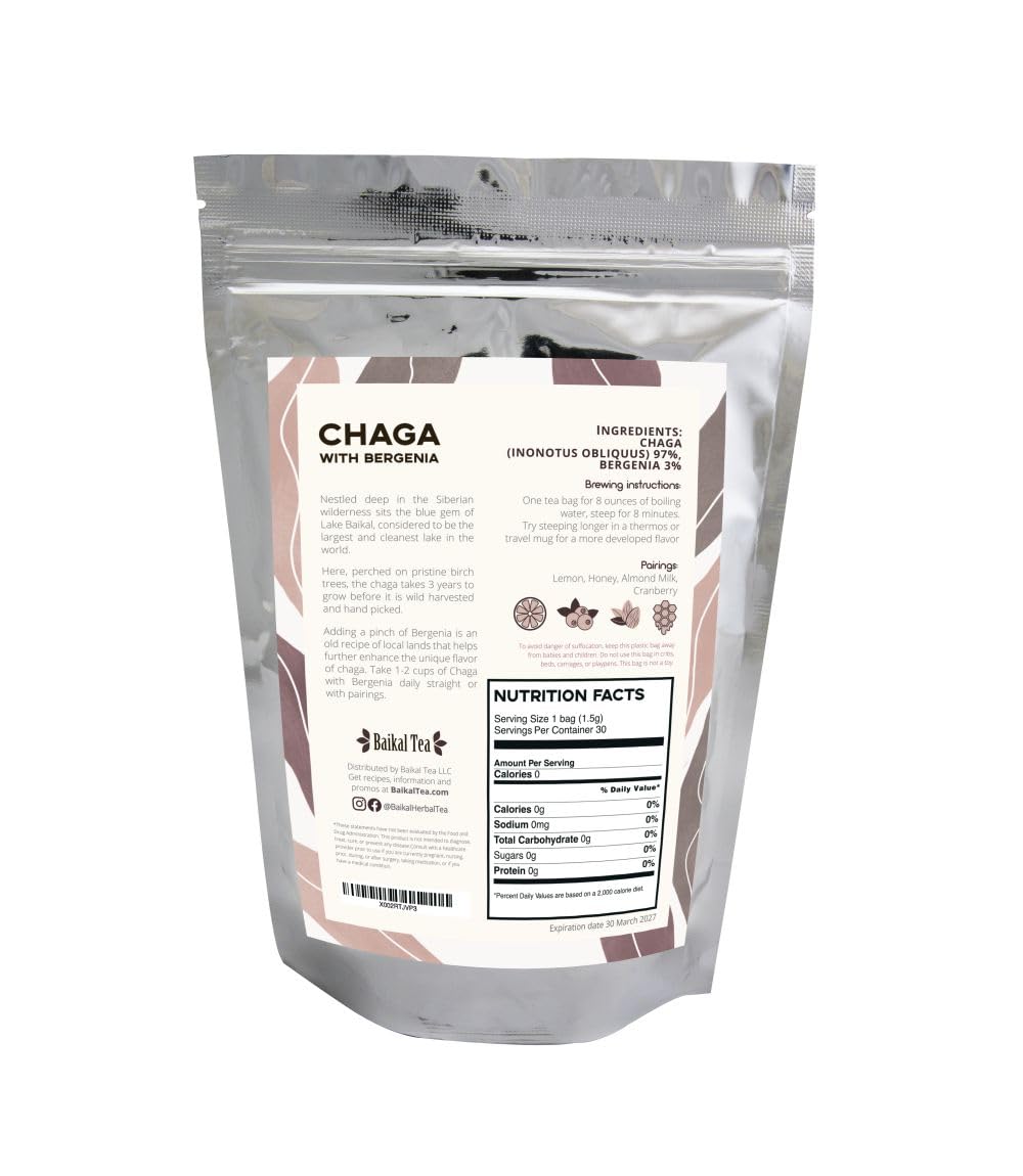 Chaga Tea Baikal Tea préparé dans un thermos