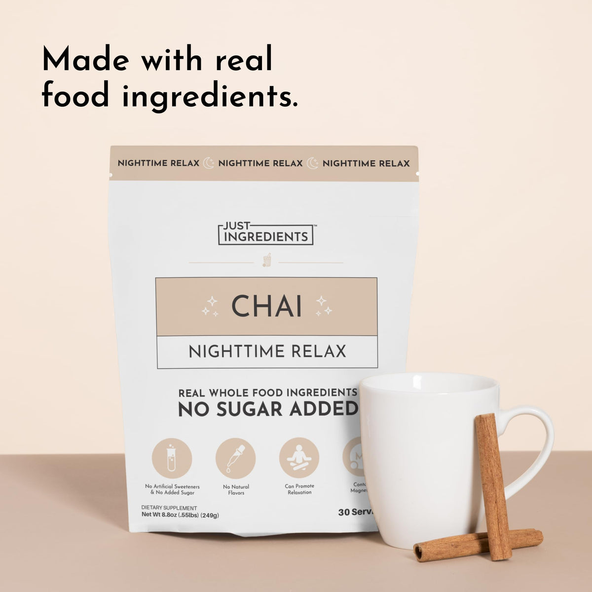 Chai Nighttime daily wellness Drink ingredients list