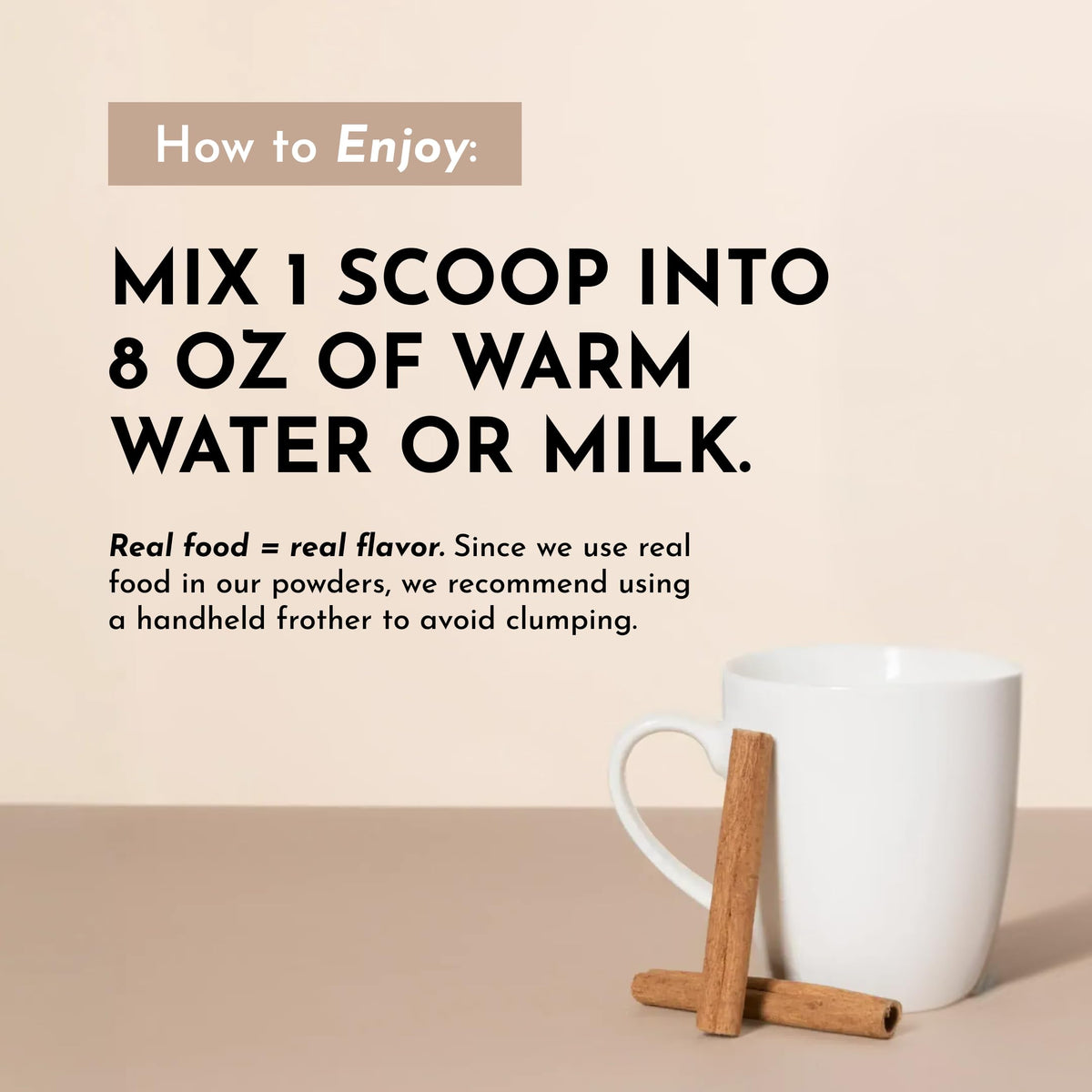 Chai Nighttime daily wellness Drink nutritional information