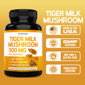 Champignon Lait de Tigre DORADO NUTRITION, idéal pour le bien-être quotidien