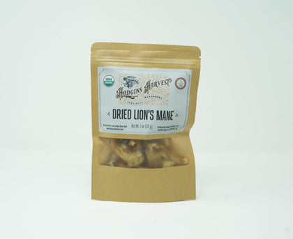 Champignon lion's mane séché bio Hodgins Harvest 41g vue avant