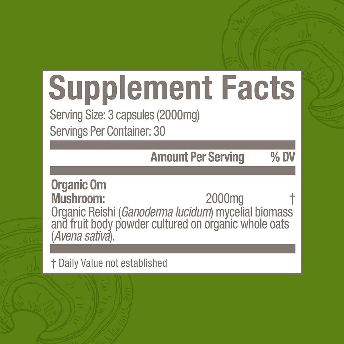 Champignons biologiques utilisés dans les capsules de Reishi