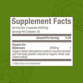 Champignons biologiques utilisés dans les capsules de Reishi