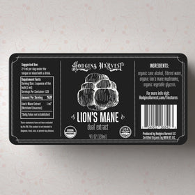 Champignons Lion's Mane bio utilisés dans l'extrait