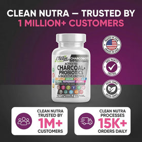 CharcoBiotic 90 capsules de charbon actif en main