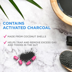 Charcocaps charbon actif 100 capsules avec étiquette