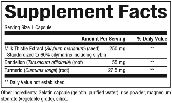 Chardon-Marie Natural Factors capsule close-up