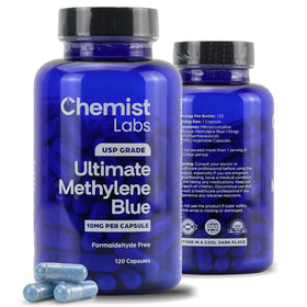 Chemist Labs Methylene Blue 10mg Capsules front view