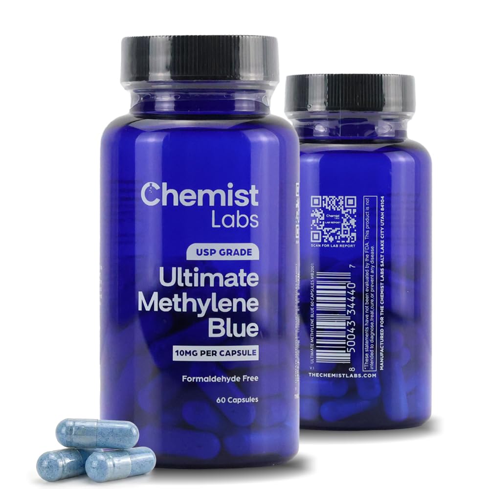 Chemist Labs Methylene Blue 10mg capsules packaging front view