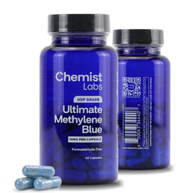 Chemist Labs Methylene Blue 10mg capsules packaging front view