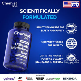 Chemist Labs Methylene Blue packaging side view