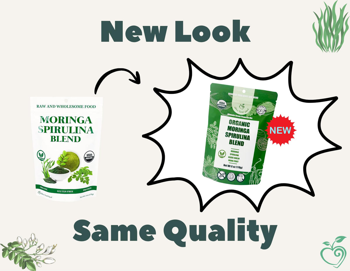 Chérie Sweet Heart Mélange de Moringa et Spiruline - utilisation dans un smoothie