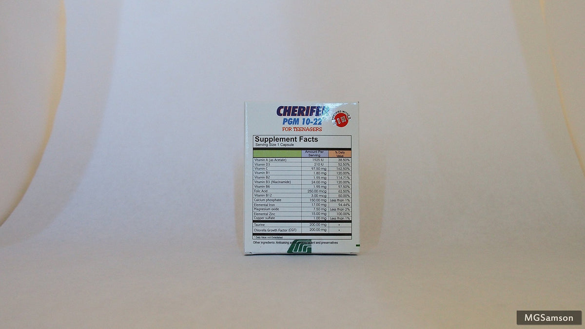 Cherifer PGM 10-22 emballage montrant les dimensions