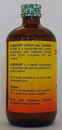 Cherifer Sirop 490g côté avec bouchon ouvert