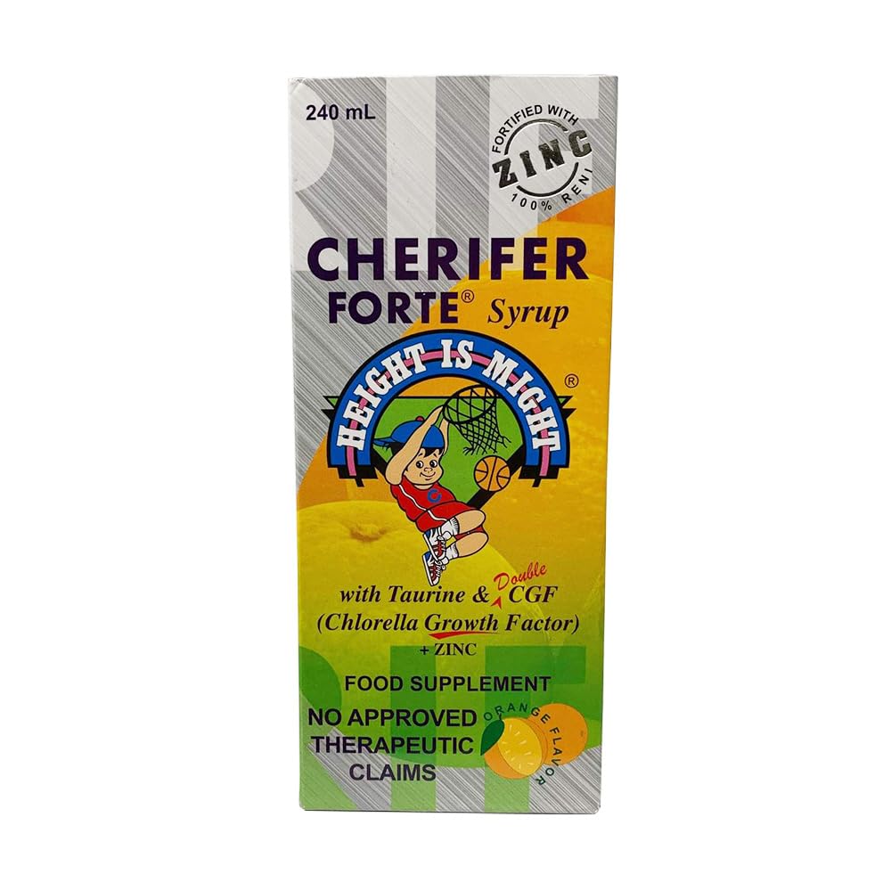 Cherifer Sirop Forte 240 ml avec un enfant souriant