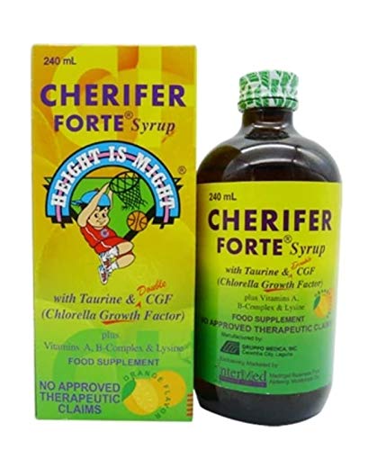Cherifer Sirop Forte 240ml avec Taurine et Chlorella, vue avant