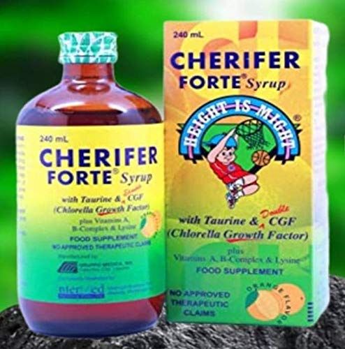 Cherifer Sirop Forte 240ml, étiquette avec ingrédients et dosage