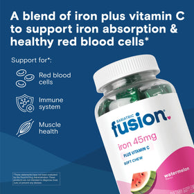 Chewable iron soft chew de Bariatric Fusion, texture douce