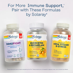 Chewables SOLARAY Quercétine Bromélaïne dans la main
