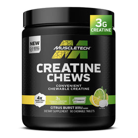 Chews de Créatine MuscleTech saveur agrumes, vue avant