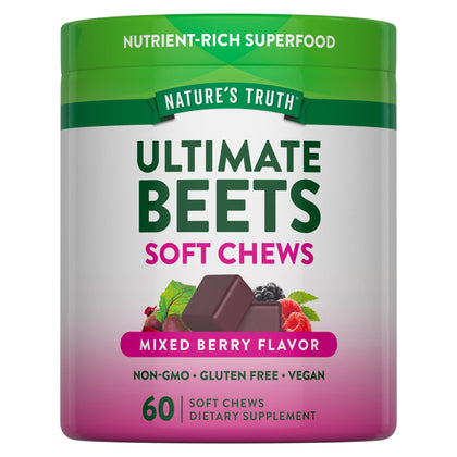 Chews de Racine de Betterave Nature's Truth, emballage avant