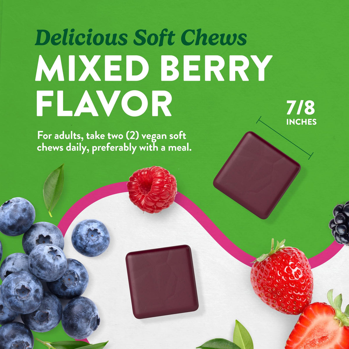 Chews de Racine de Betterave Nature's Truth, vue de dessus