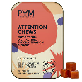 Chews PYM Attention baies mélangées, paquet de 20 unités