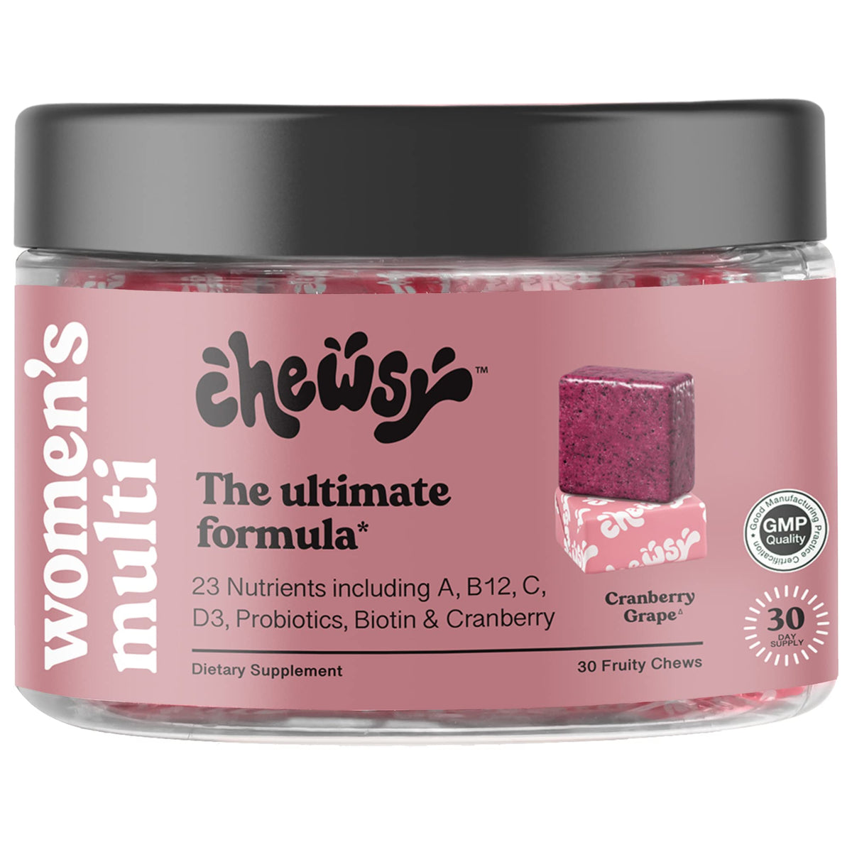 CHEWSY Multivitamines Femmes 30 Jours emballage avant