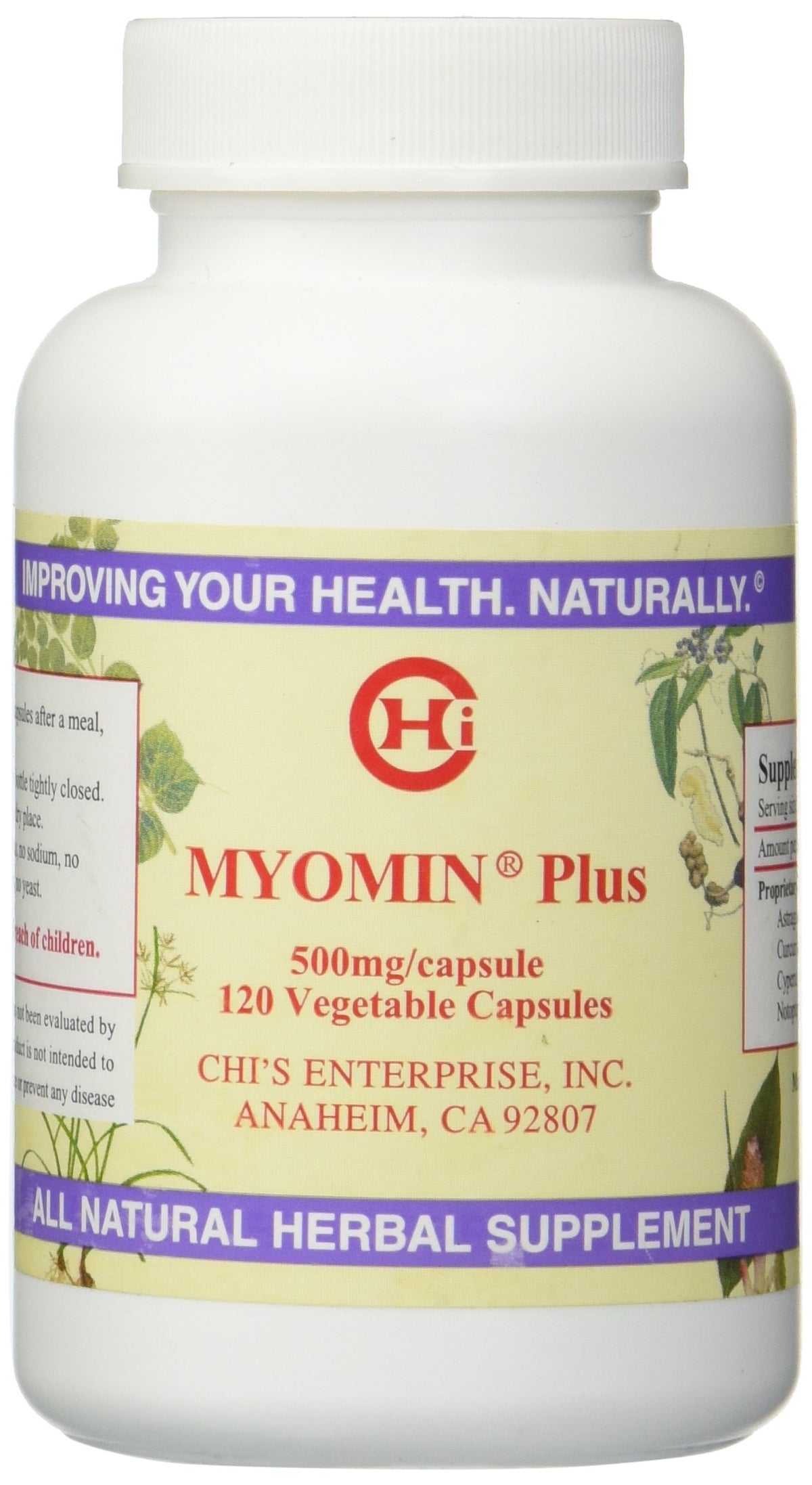 Chi's Enterprise Myomin Plus gélules 120 caps en boîte