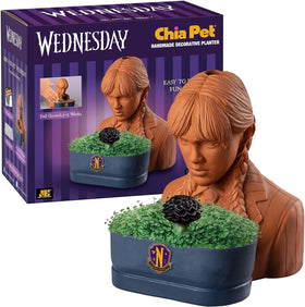 Chia Pet Wednesday Addams avec sachets de graines de chia