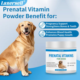 Chiens mangeant des vitamines prénatales Lazersell