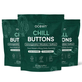 Chill Buttons Organics Ocean gélifiés en boîte de 180 unités