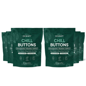 Chill Buttons Organics Ocean paquet de 360 gummies
