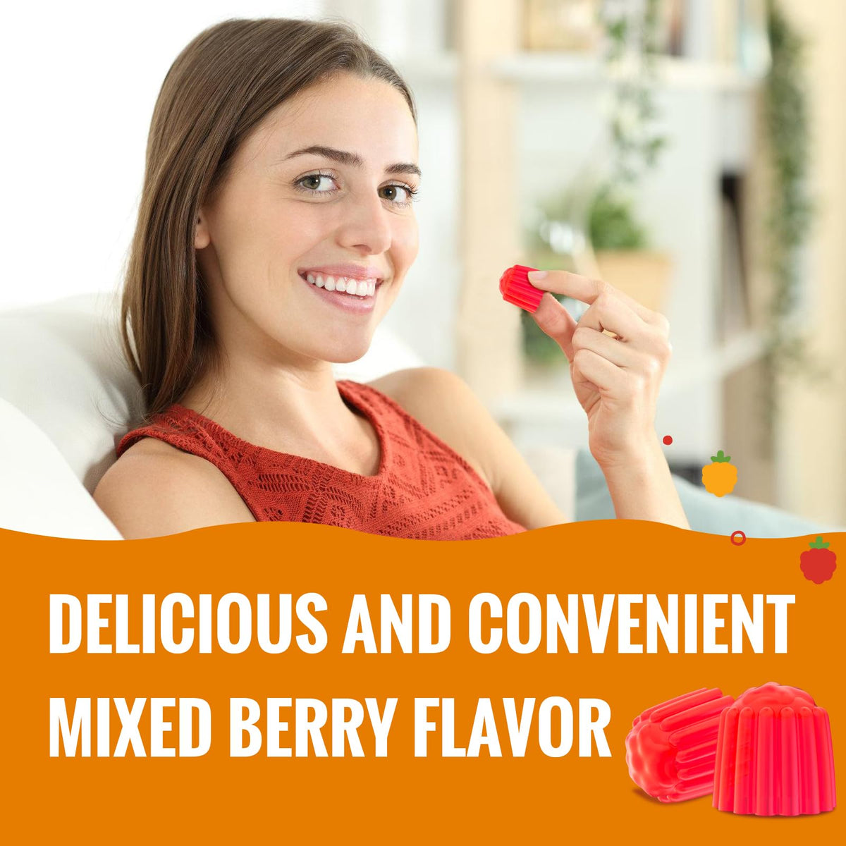 ChiQwench Compléments Alimentaires Cholestérol 1500 mg avec fruits rouges