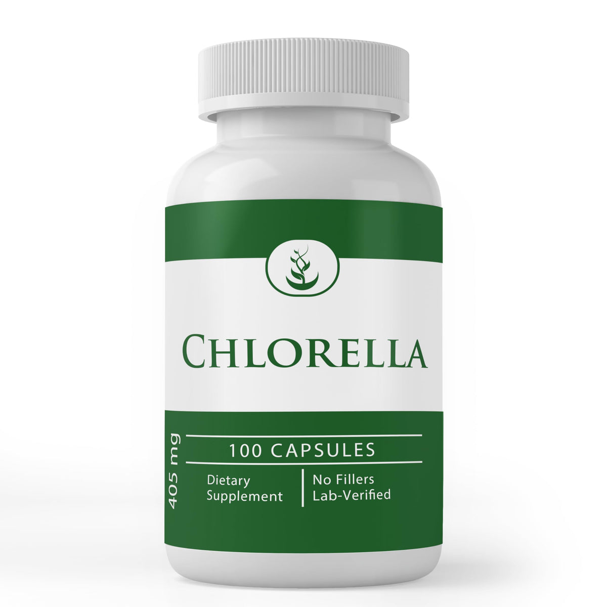 Chlorella PURE ORIGINAL INGREDIENTS 100 capsules vue de face