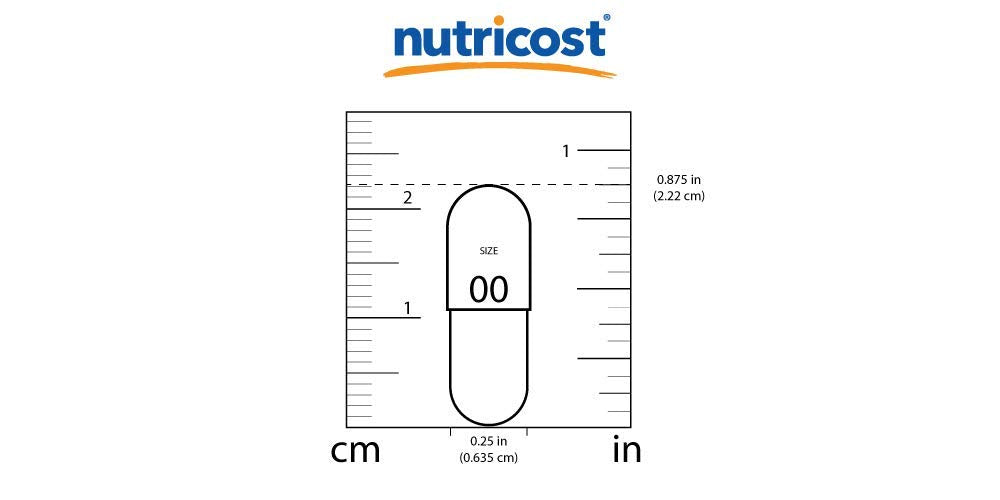 Chlorelle Nutricost 500mg, capsules végétariennes ouvertes