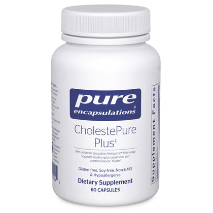 CholestePure Plus 120 capsules Pure Encapsulations vue avant
