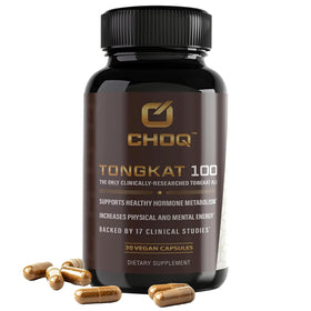 CHOQ Extrait de Tongkat Ali 100mg - vue avant de l'emballage