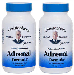 Christopher's Original Formulas Adrenal Formula boîte de 100 capsules vue avant