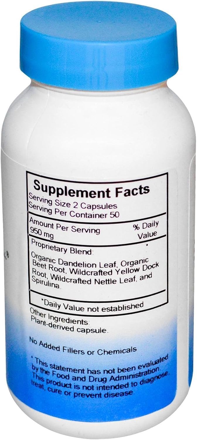 Christopher's Original Formulas Complément Alimentaire Fer 450 mg arrière de l'emballage