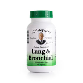 Christopher's Original Formulas Complément Alimentaire Pulmonaire 100 capsules vue de face