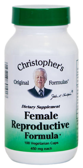 Christopher's Original Formulas Formule Reproductive Féminine 100 Capsules Végétariennes - vue avant