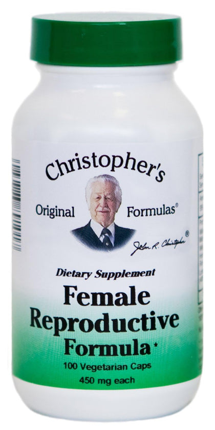 Christopher's Original Formulas Formule Reproductive Féminine 100 Capsules Végétariennes - vue avant