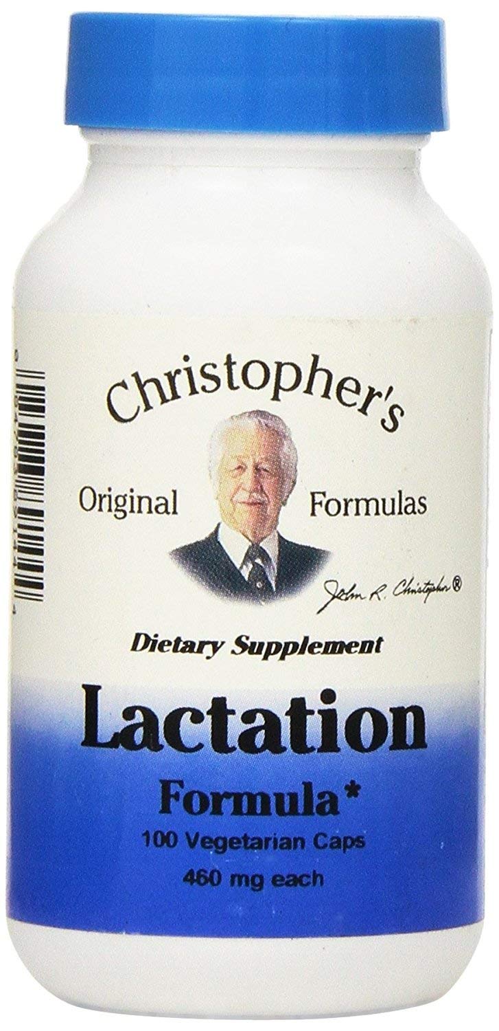 Christopher's Original Formulas Lactation Formula 100 Capsules front view