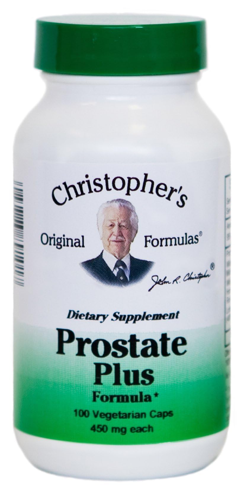 Christopher's Original Formulas Prostate Plus 100 capsules front view