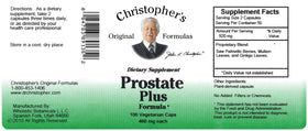 Christopher's Prostate Plus capsules with measuring spoon