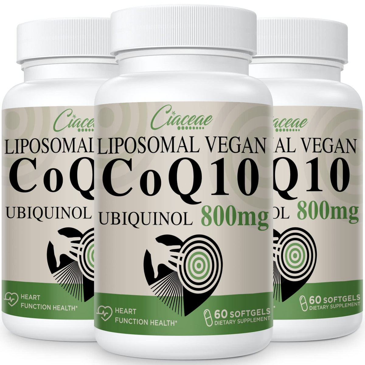 Ciaceae CoQ10 Liposomal 800 mg gélules végétales vue de face