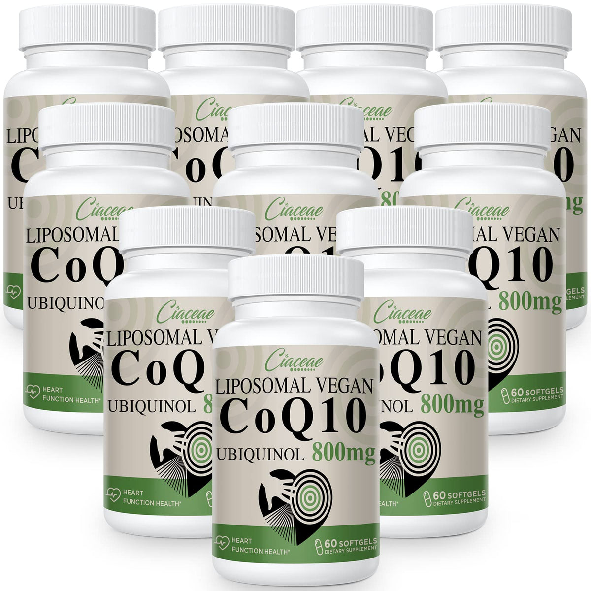 Ciaceae CoQ10 Liposomal 800mg Gélules Végans